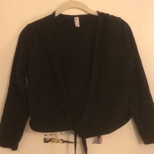 American Apparel Ballet Wrap Top